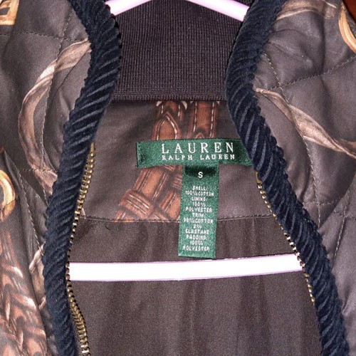 Ralph Lauren women's shirt-vest set like new, beige-brown