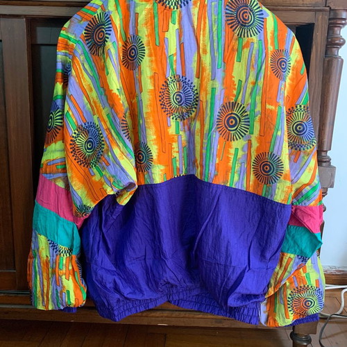 Disco sweater vintage 80s XL multicolor used
