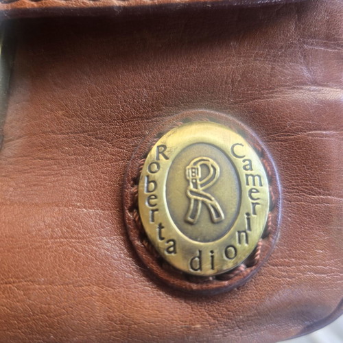 Roberta Di Camerino leather shoulder bag, brown