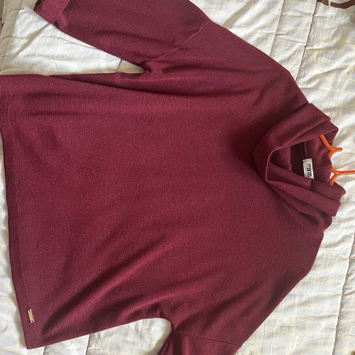 Set blouse with pants like new, red