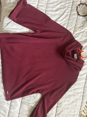 Set blouse with pants like new, red