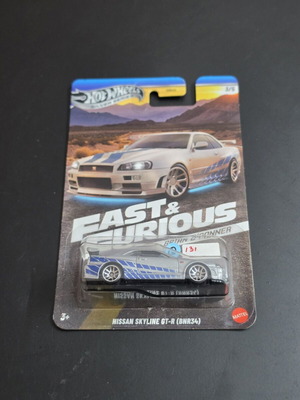 Hot Wheels 2024 Silver Series Fast & Furious Nissan Skyline GT-R (BNR34)