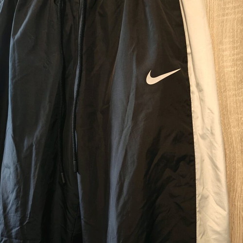 Nike women's track pants used, black and white, XS/S