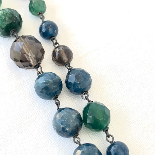Donatella Pellini Milano Vintage Bracelet with Natural Semi-Precious Stones like new