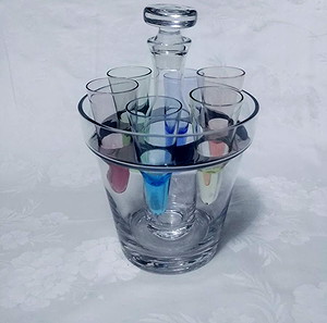Σετ για βότκα/τεκίλα 9 τμ. Artland "Celebration Collection" lead crystal free 70'-90'.