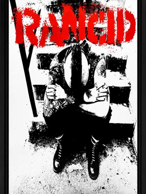Rancid poster 32x23cm with frame