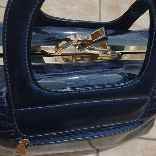 Bezermani dark blue women's handbag