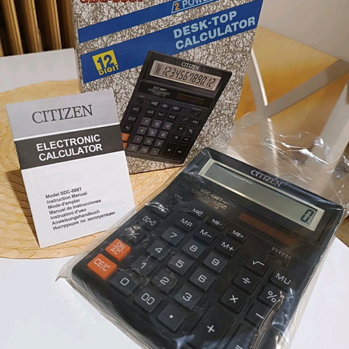 Citizen electronic calculator SDC-888T new, large size