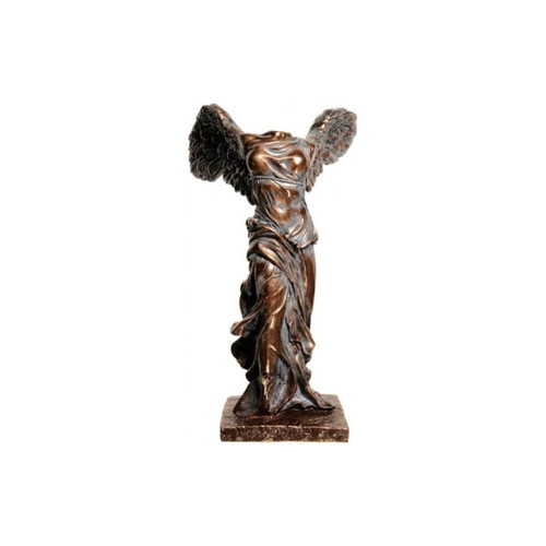 Nike of Samothrace statue electrolysis bronze Veronese 27.5cm new