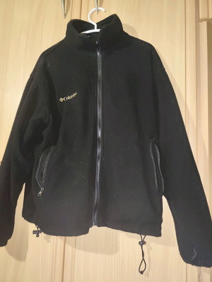 Columbia fleece size M like new, black