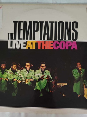 The Temptations Live At The Copa vinyl record used, 1968, R&B / Soul