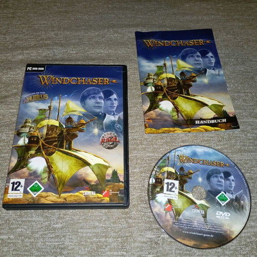 Windchaser PC DVD Game like new, rare Strategy RPG