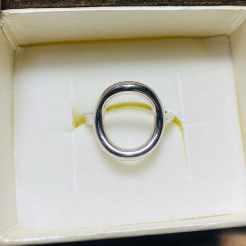 Handmade silver ring 925 new, size 56