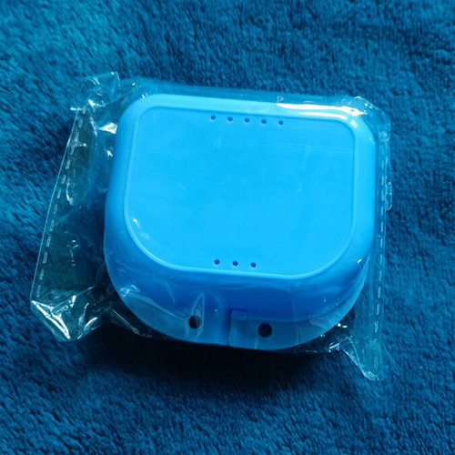 Mouthguard case blue new