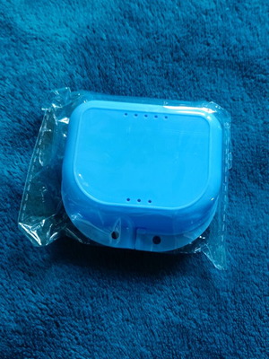 Mouthguard case blue new