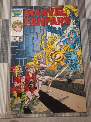 Marvel Fanfare #26 comic book used, 1986 anniversary issue