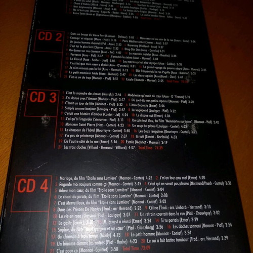 Edith Piaf 4 CD set like new