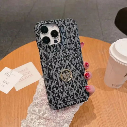 Michael Kors Eco Leather Case for iPhone 11 to 17 New