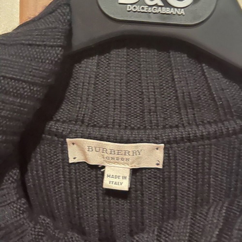Burberry wool dress like new, black, size S