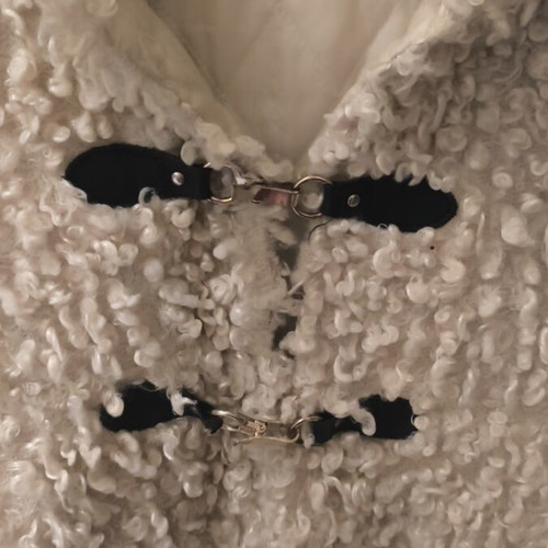 Children's lamb coat like new, beige