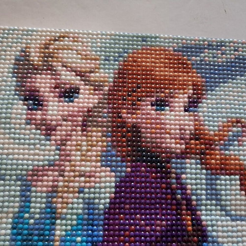 Frozen Diamond Art featuring Elsa, Anna & Olaf