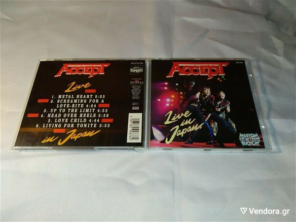  Accept Live in Japan CD