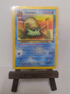 Pokemon card Omanyte 52/62 σαν καινούργιο
