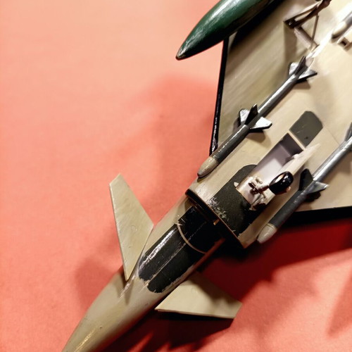 Plastic Eurofighter model 1/72 new, painted and armed