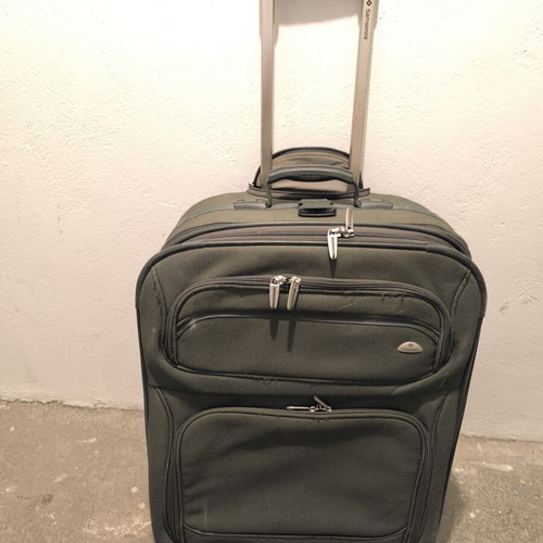 Samsonite Cabin Suitcase like new, fabric, khaki color