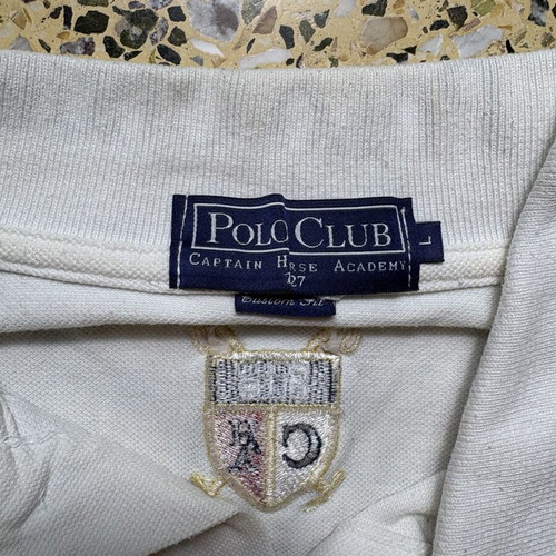 US Polo Club men's polo shirt Large like new, black and white