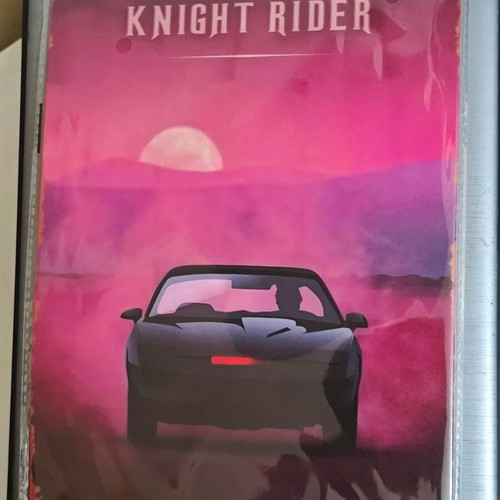 Metal decorative Knight Rider sign 20x30 cm like new
