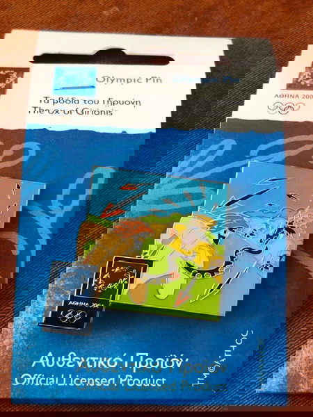 Αυθεντική καρφίτσα ολυμπιακών αγώνων Αθήνα 2004