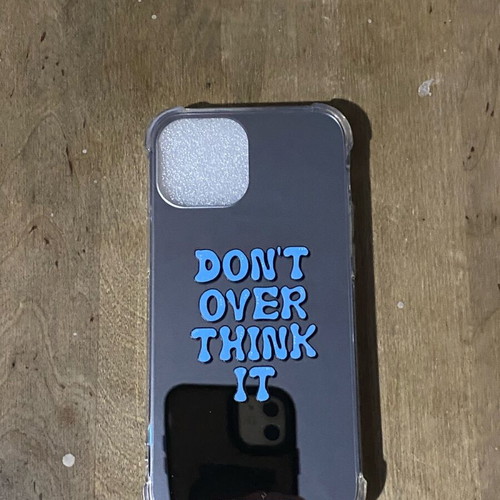 iPhone 13 mini mirror case new with embossed design