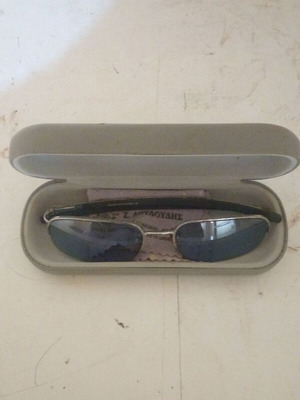 Police sunglasses used, blue
