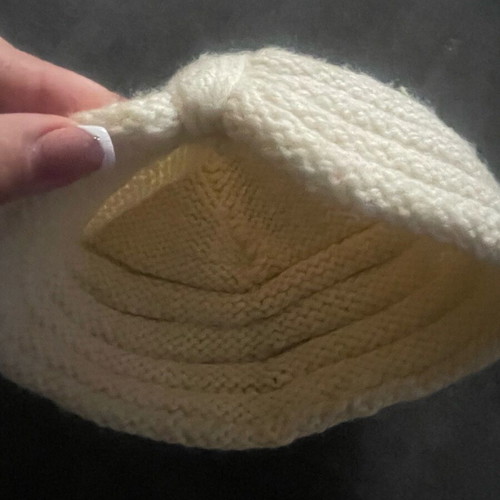 Handmade wool knit cap new, one size