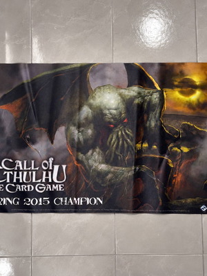Playmat Call of Cthulhu The Card Game Spring 2015 Champion like new