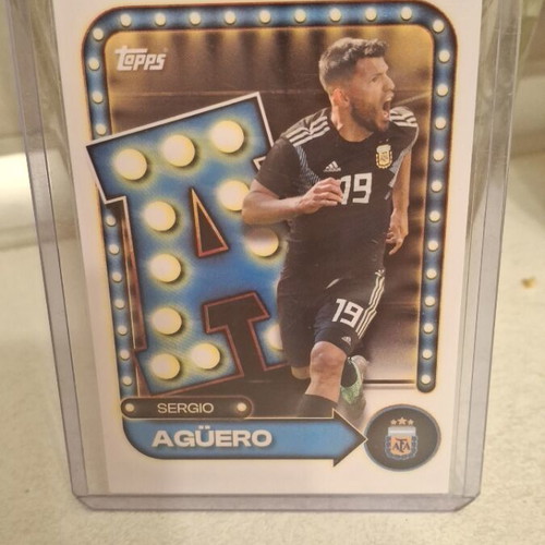 Sergio Aguero Topps card