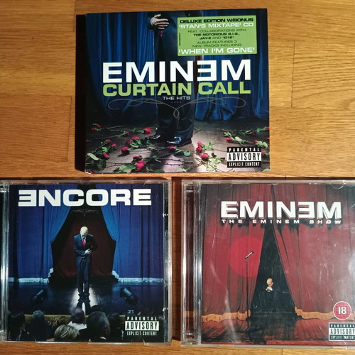 Eminem pack of 3 double CDs like new