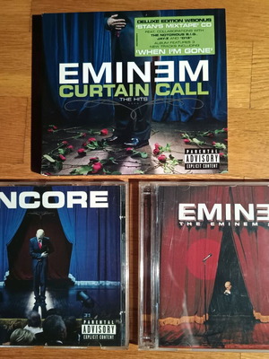 Eminem pack of 3 double CDs like new