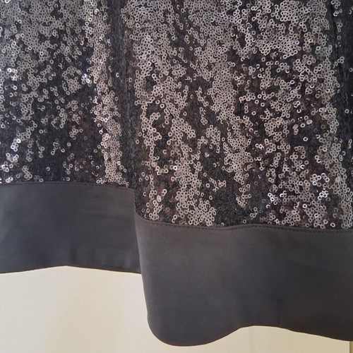 Sweewe Paris evening mini skirt like new, black sequins