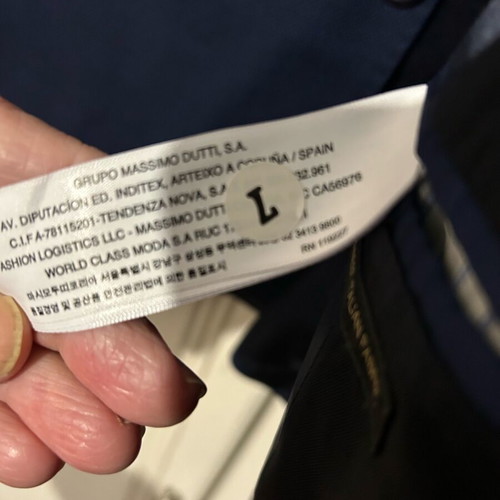Massimo Dutti jacket like new blue size 48