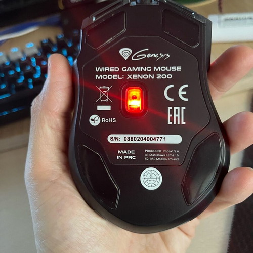 Computer mouse like new with speed adjustment and browser button