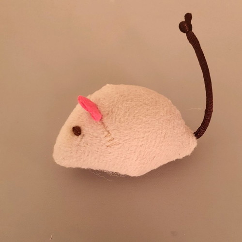 Plush cat toy mice new, pack of 2