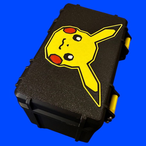 Deckbox for Pokémon Cards with Pikachu Design, new