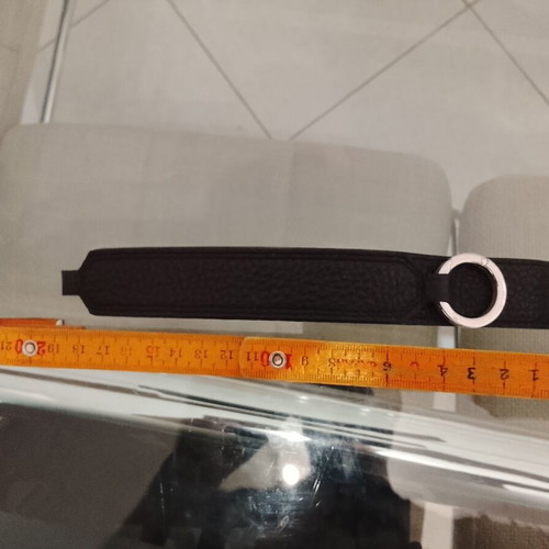 Leather bracelet Dyrberg/Kern unisex like new, black, 22 cm
