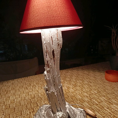 Handmade table lamp with driftwood and wild wood new