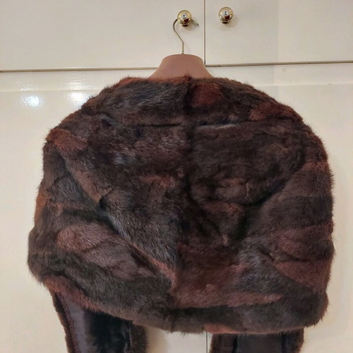 Genuine mink fur bolero like new, natural