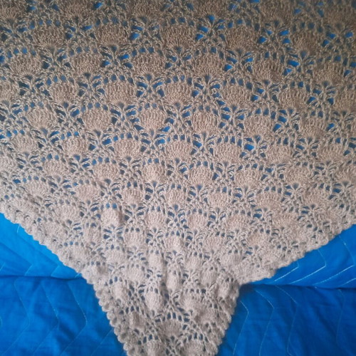 Handmade ombre shawl new, beautiful and soft