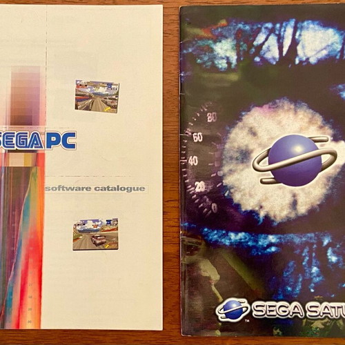 Sega collectible catalogs from the 90s like new, Saturn and PC
