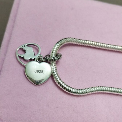 Silver bracelet with silver heart 925 new